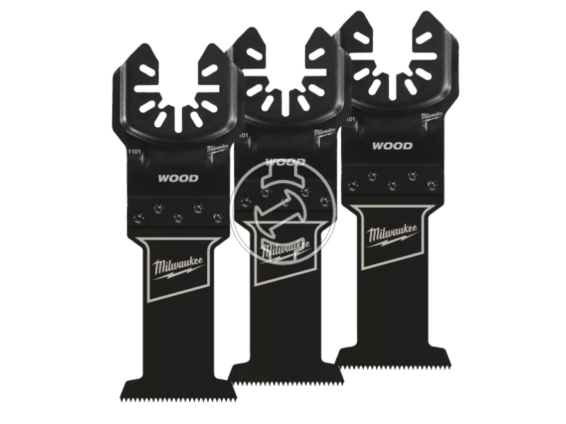 Milwaukee japán fogazású merülőfűrészlap oszcilláló multigéphez fához, 35 mm, 3 db