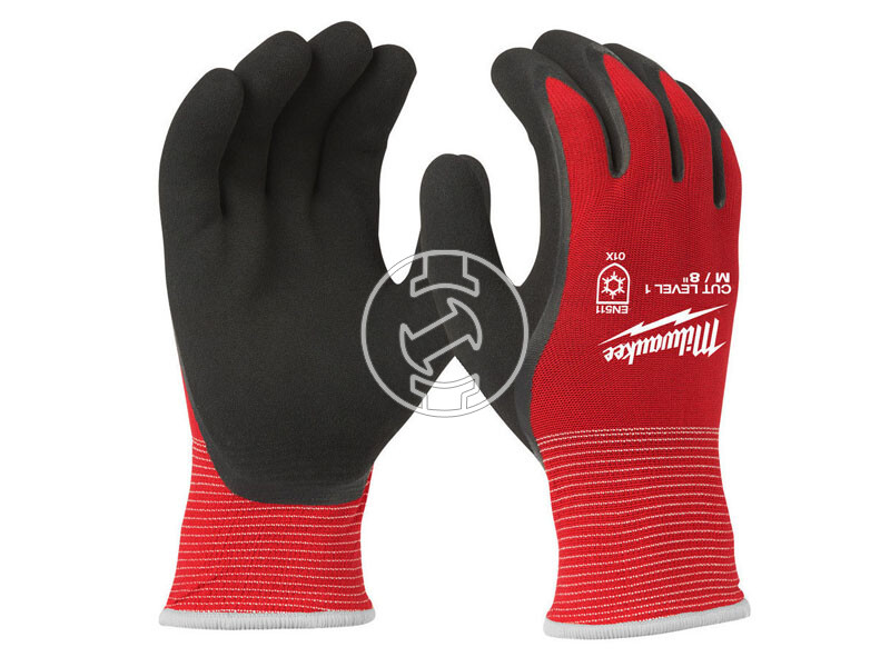 Milwaukee 1/A vágási szintű XL/10-es téli vágásbiztos kesztyű