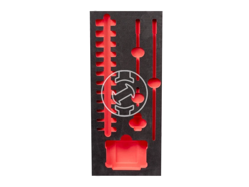 Milwaukee 417 x 177 mm szivacsbetét szerszámoskocsihoz 1/4 inch gépi dugókulcsokhoz
