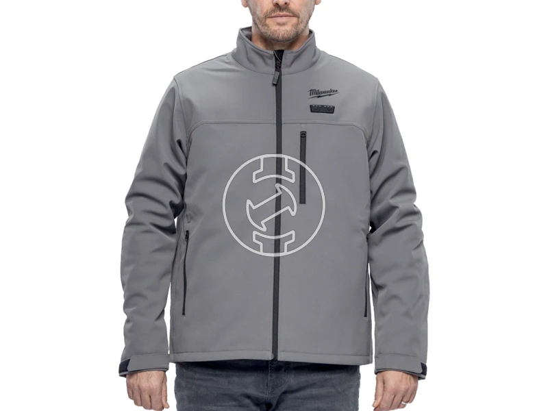 Milwaukee M12HJGR6-0 szürke fűthető kabát XXL-es