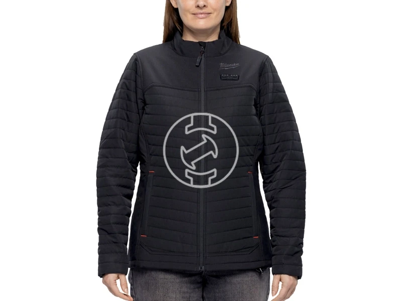 Milwaukee M12HPJLBL3-0 fekete női pufi fűthető kabát XXL-es