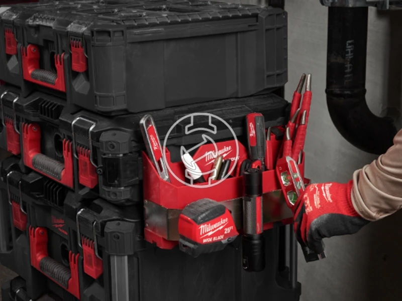 Milwaukee Packout oldalsó tárolórendszer rekesz kézi szerszámokhoz