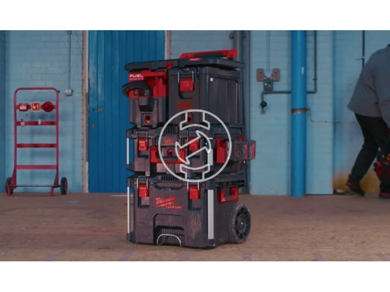 Milwaukee Packout fali tartó szerszámokhoz M18 akkumulátorhoz