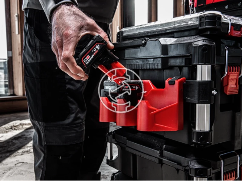 Milwaukee Packout fali tartó szerszámokhoz M12 akkumulátorhoz