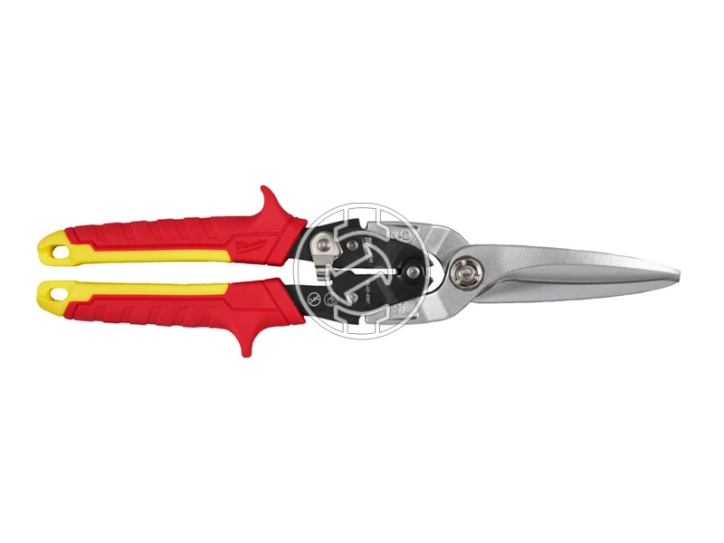 Milwaukee Aviation hosszú, jobbos lemezvágó olló