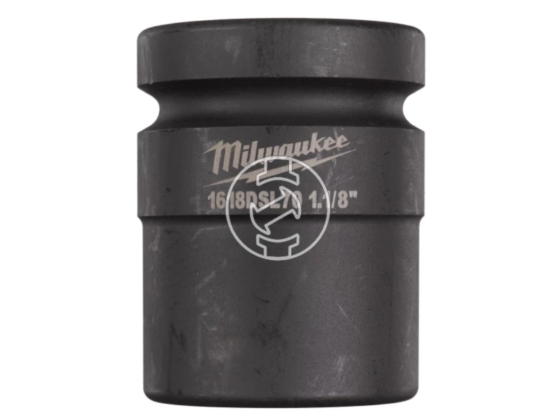 Milwaukee rövid gépi dugókulcs Bi-Square 1-1/8 inch