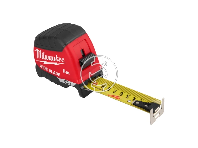 Milwaukee mágneses, széles mágneses mérőszalag 8 m
