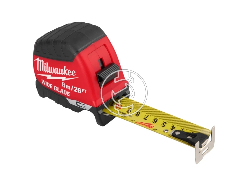 Milwaukee mágneses, széles mágneses mérőszalag 8 m/26 ft