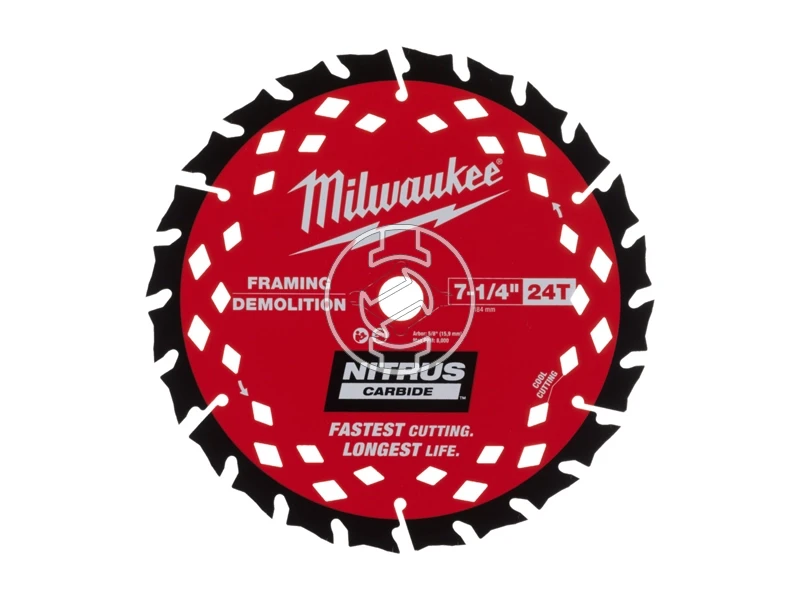 Milwaukee körfűrészlap 190 mm