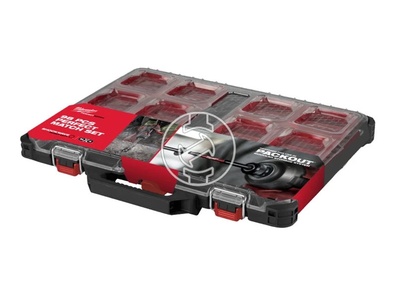 Milwaukee Packout 98 részes szerszám készlet Packout 1 ládában