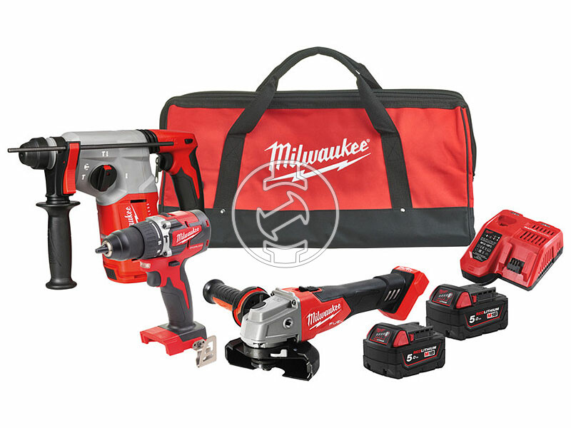 Milwaukee M18FPP3Q-502B gépcsomag