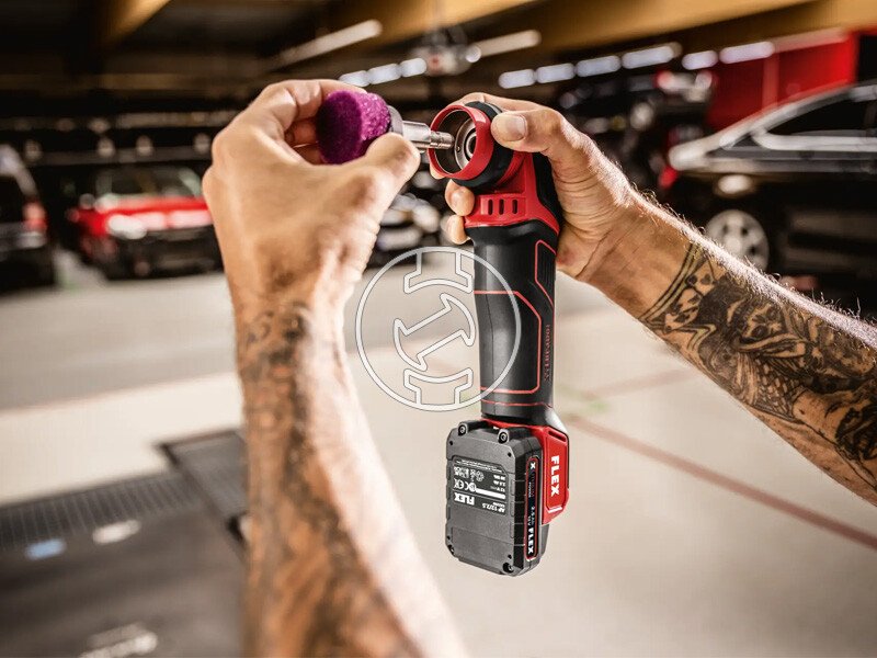 Flex PXE 80 12-EC akkus polírozógép 2x2,5 A + töltő