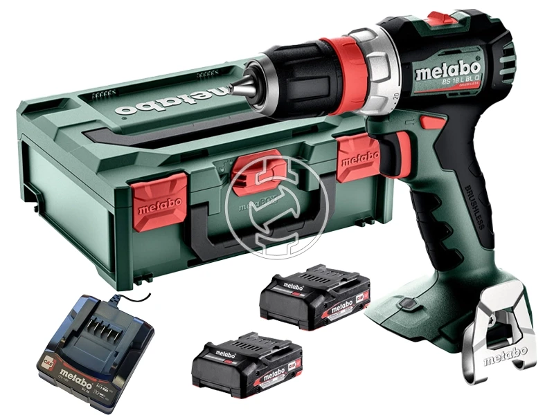 Metabo BS 18 L BL Q akkus fúrócsavarozó tokmányos 2x2Ah, SC30,mb145