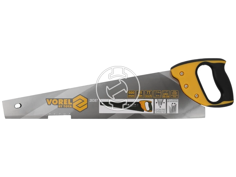 Vorel egykezes kézi fűrész 500 mm, HRC 50-54