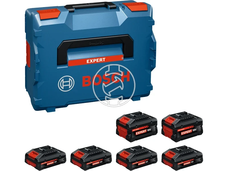 Kép: 4x EXBA 18V-40 2x EXBA 18V-80 Akkumulator L-Boxx-ban.webp