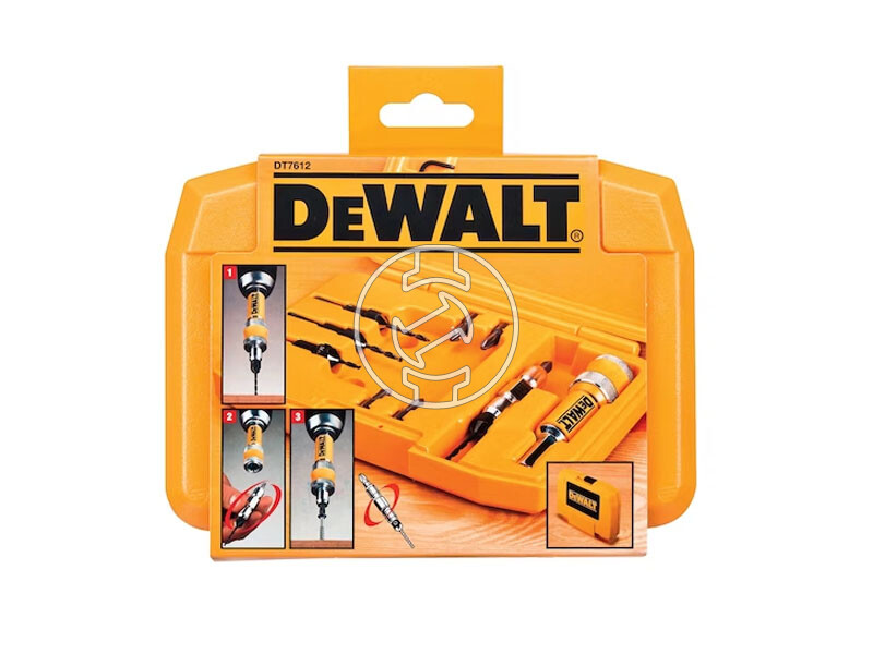 DeWalt fúró-csavarbehajtó készlet 6,8,10,12mm