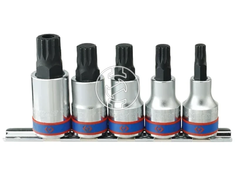 Kép: 5 reszes 12 -os spline-bitfejkeszlet 4105PR.webp