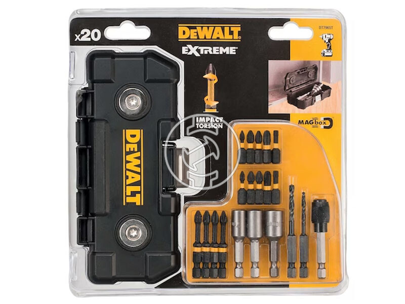 DeWalt MagBox fúró-csavarbehajtó készlet 20 db