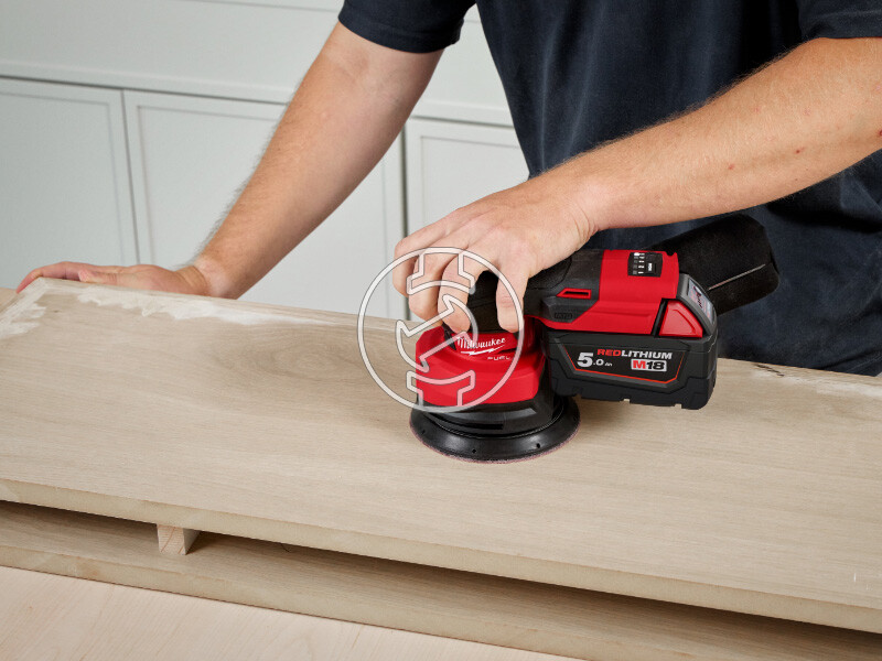 Milwaukee M18FROS125-502X akkus excentercsiszoló 125mm