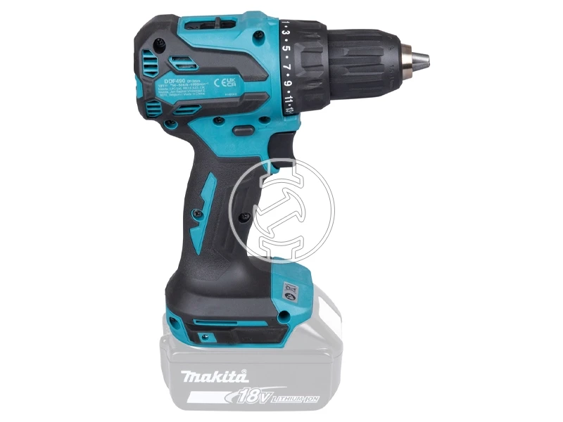 Makita DDF490ZJ akkus fúrócsavarozó tokmányos