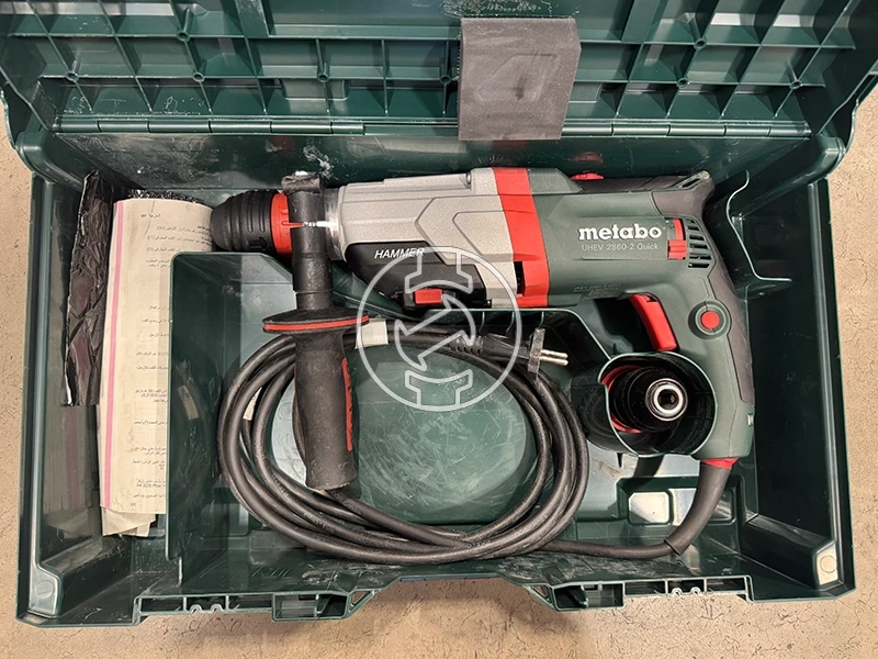 Metabo UHEV 2860-2 Quick elektromos fúrókalapács 230 V | 1100 W | 3,4 J | Betonban 28 mm | 3,3 kg | metaBOX-ban