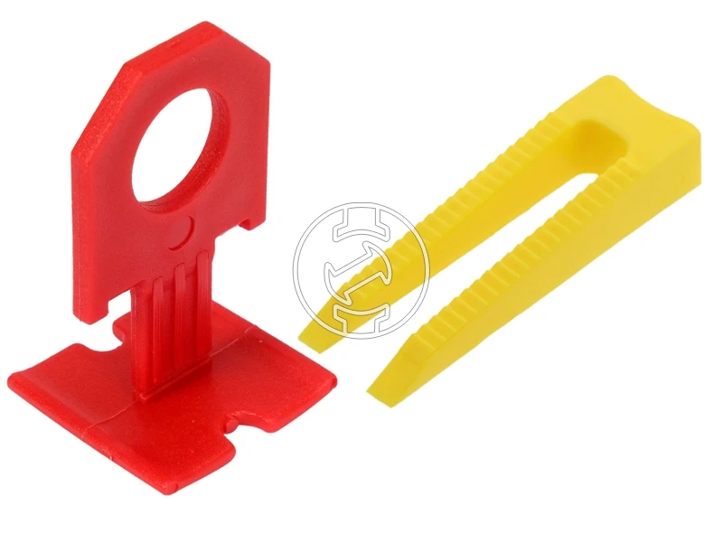 Vorel ékes lapszintező készlet 3 mm 50 + 50 db