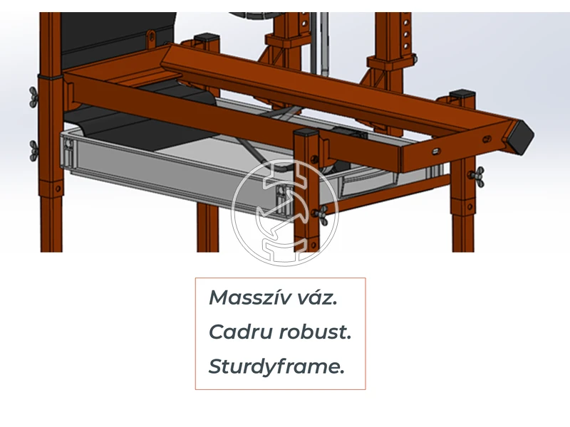 ZIVtec TTV400E elektromos asztali téglavágógép