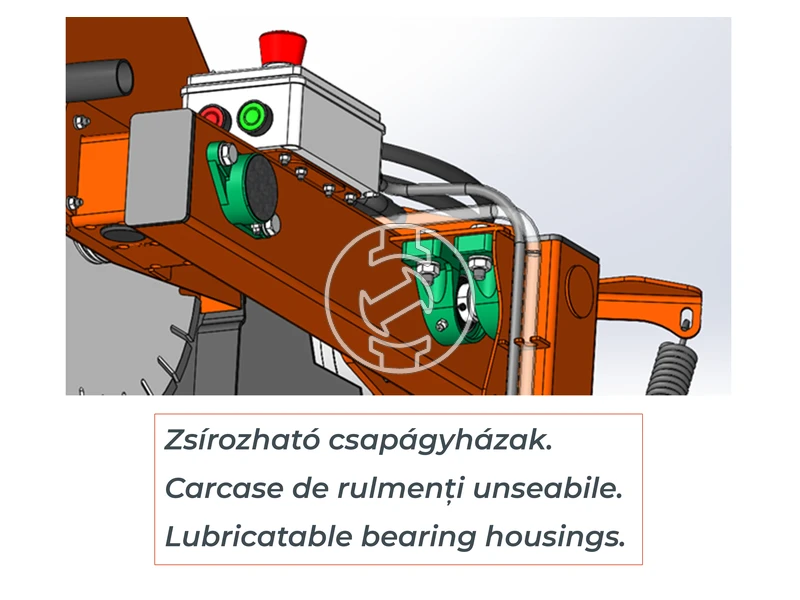 ZIVtec KTV400EF elektromos asztali téglavágó gép 230 V | 2200 W | 450 mm | Vágási mélység 145 mm | Tárcsaátmérő 400 x 25,4 mm