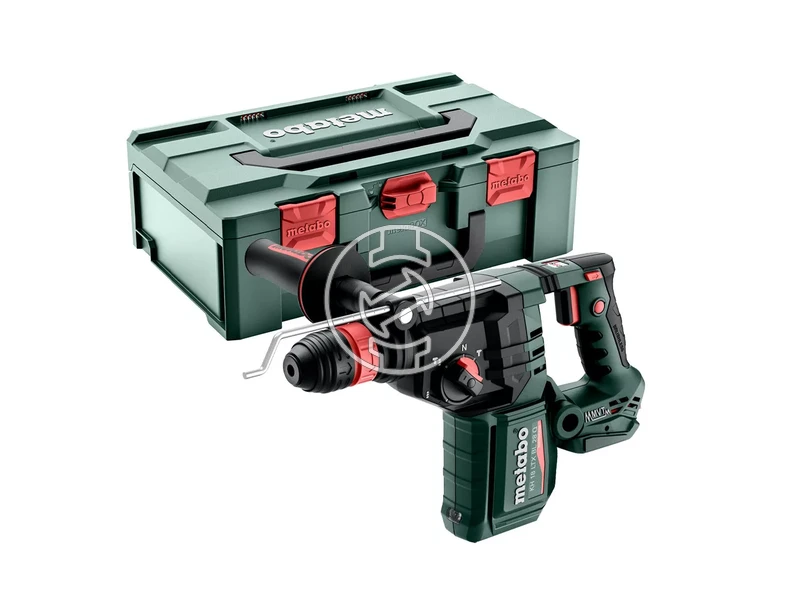 Metabo KH 18 LTX BL 28 Q akkus fúró-vésőkalapács 18 V | 3 J | Betonban 28 mm | 3,4 kg | Szénkefementes | Akku és töltő nélkül | metaBOX-ban
