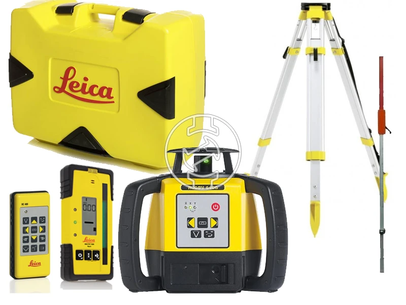 Leica Rugby 640G ZÖLD forgólézer prémiumcsomag