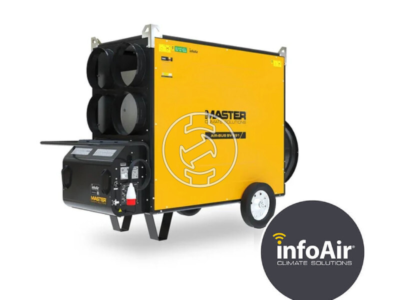 Master BV691TE gázolajos hőlégbefúvó 225000 W | 213,3 m³/perc | 400 V