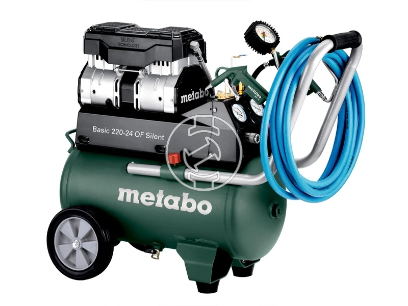 Metabo Basic 220-24 OF Silent elektromos dugattyús kompresszor