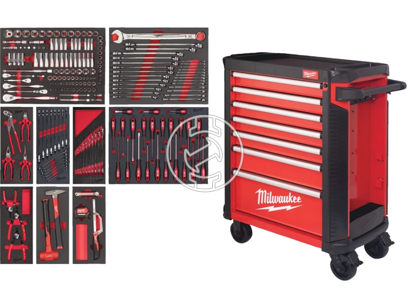 Milwaukee TOOLGUARD 7 fiókos szerszámos kocsi