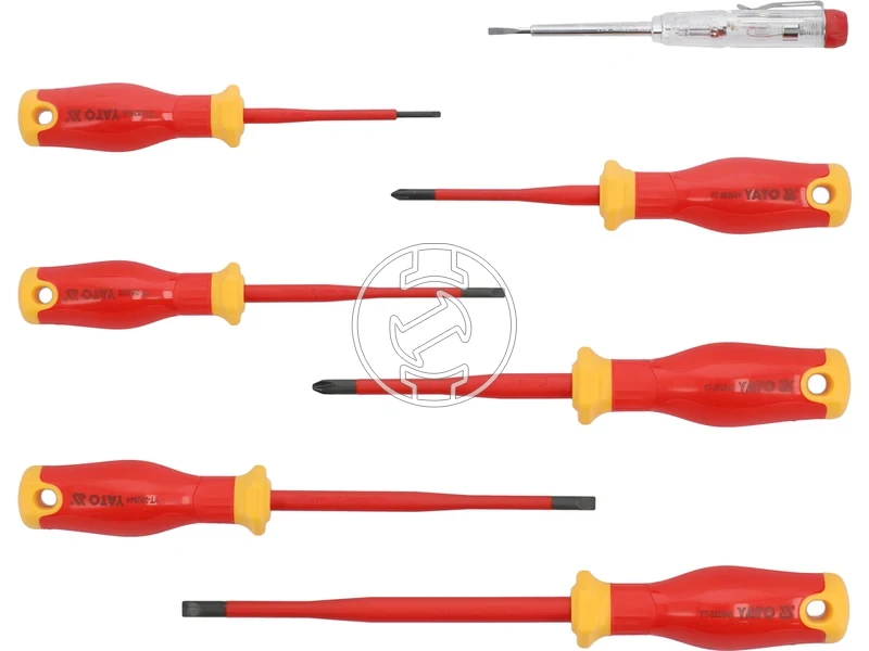 Kép: 7 reszes extra vekony szigetelt csavarhuzokeszlet.webp