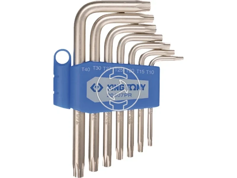 Kép: 7 reszes torxvegu furatos imbuszkulcs keszlet 20407PR.webp