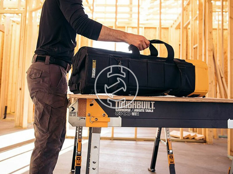 76 cm masszív zárható szerszámos táska