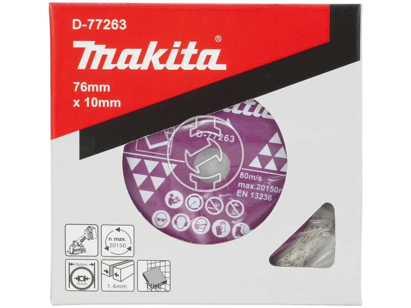 Kép: 76 mm gyemanttarcsa folyamatos DCM300.webp