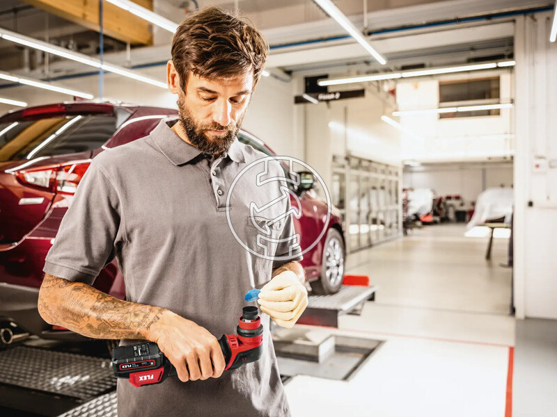 Flex PXE 80 12-EC akkus polírozógép 2x2,5 A + töltő