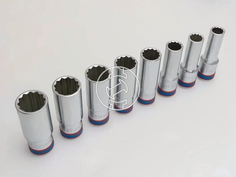 Kép: 8 reszes 12 -os kezi hosszu dugokulcs keszlet 12 4208MR.webp