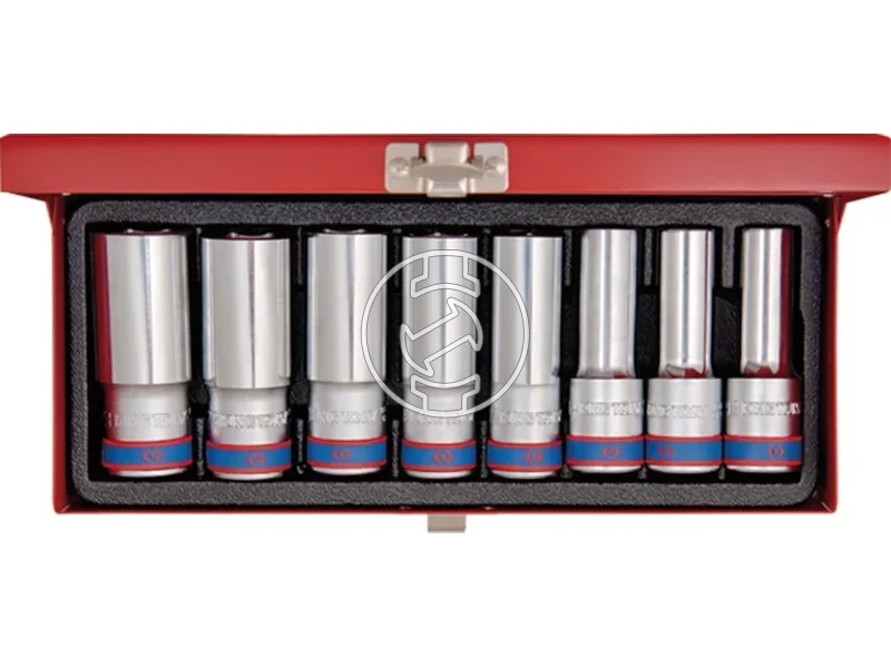 Kép: 8 reszes 12 -os kezi hosszu dugokulcs keszlet 12 4208MR.webp