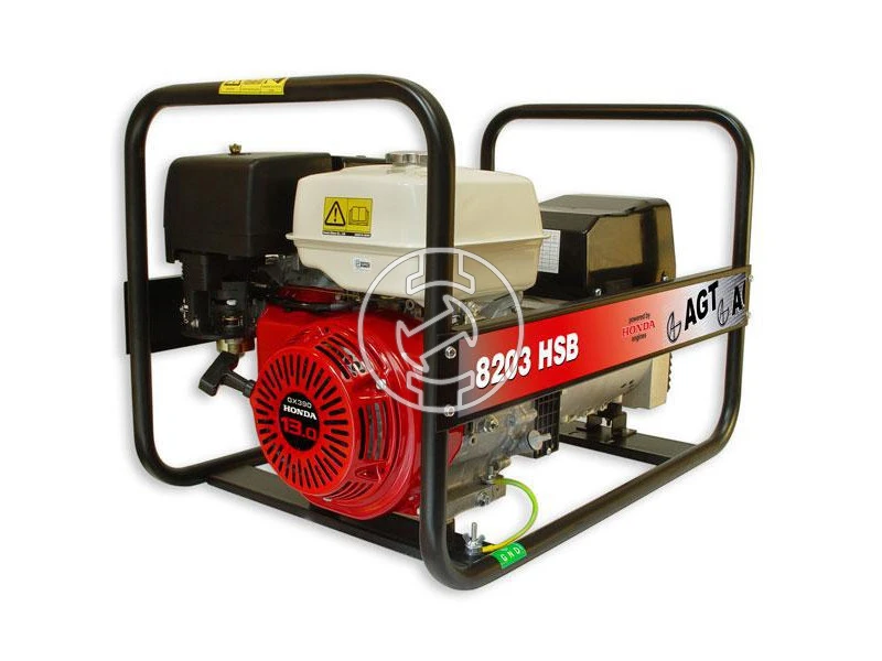 AGT 8203 HSB benzines háromfázisú aggregátor