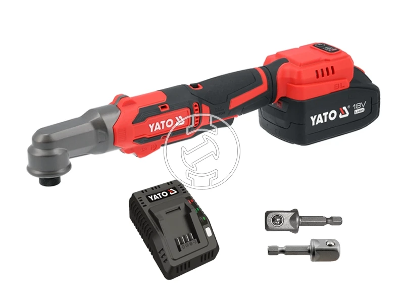 Yato YT-828030 akkus sarokcsavarozó 160 Nm, + 4 Ah
