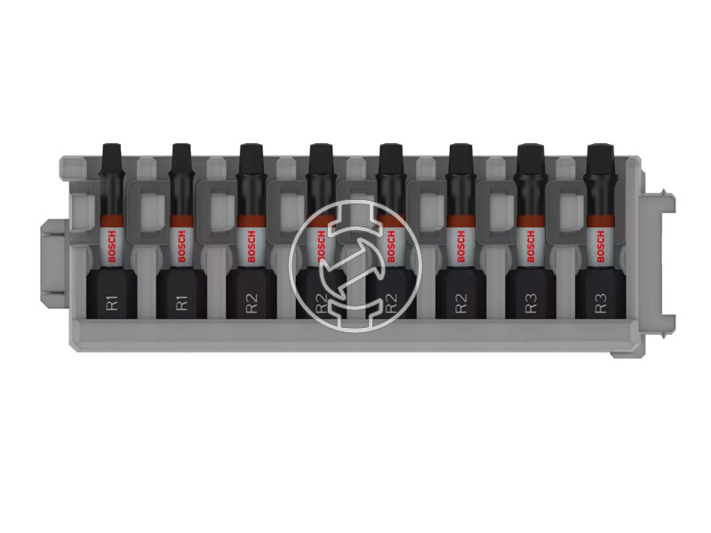 Bosch PRO Robertson bit készlet R1 (2 db), R2 (4 db), R3 (2 db), 55 mm, 8 db