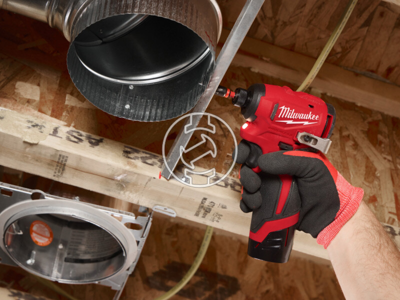 Milwaukee M12BLIDRC-0 akkus ütvecsavarozó bitbefogással