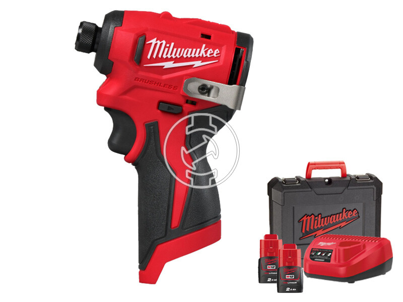 Milwaukee M12BLIDRC-202C akkus ütvecsavarozó bitbefogással