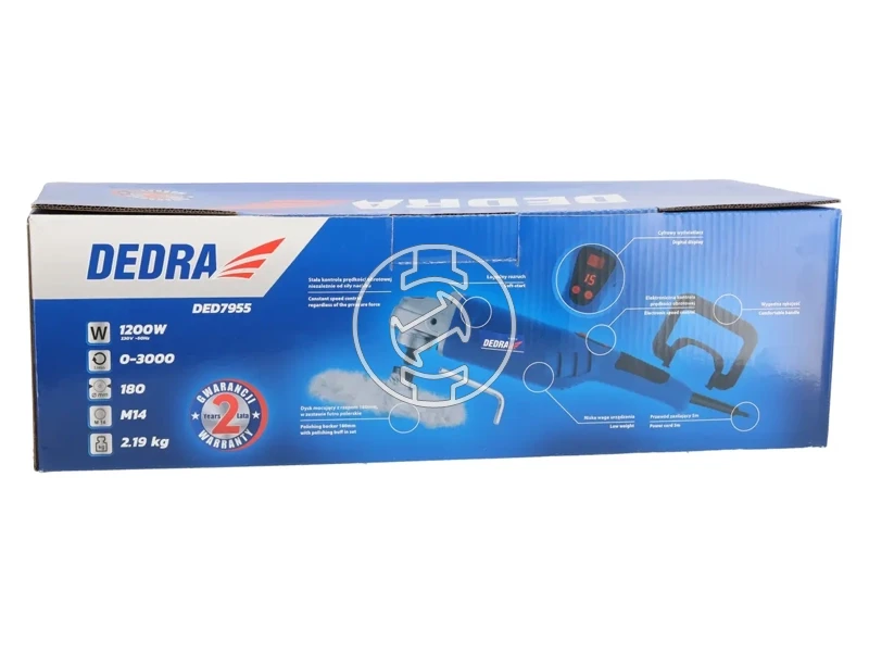 Dedra DED7955 elektromos polírozógép 1200 W