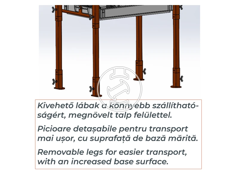 ZIVtec TTV400E elektromos asztali téglavágógép