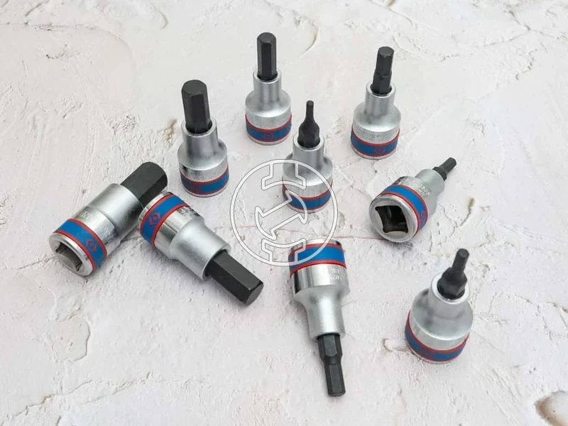 Kép: 9 reszes 12 -os hatszog bitfejkeszlet L55mm 4110PR.webp