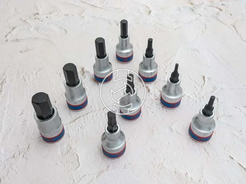 Kép: 9 reszes 12 -os hatszog bitfejkeszlet L55mm 4110PR.webp