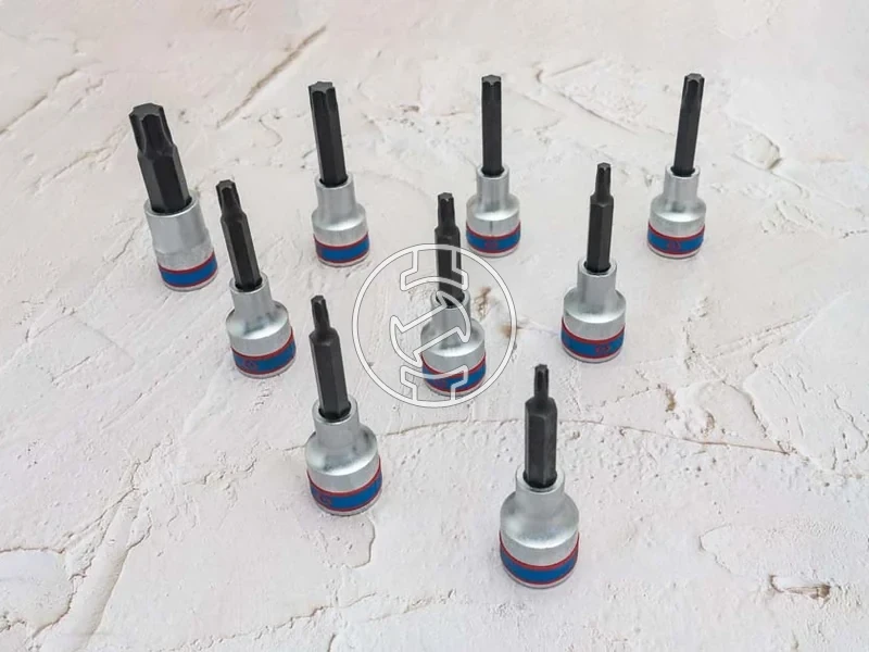 Kép: 9 reszes 12 -os torx bitfejkeszlet L80mm 4119PR.webp